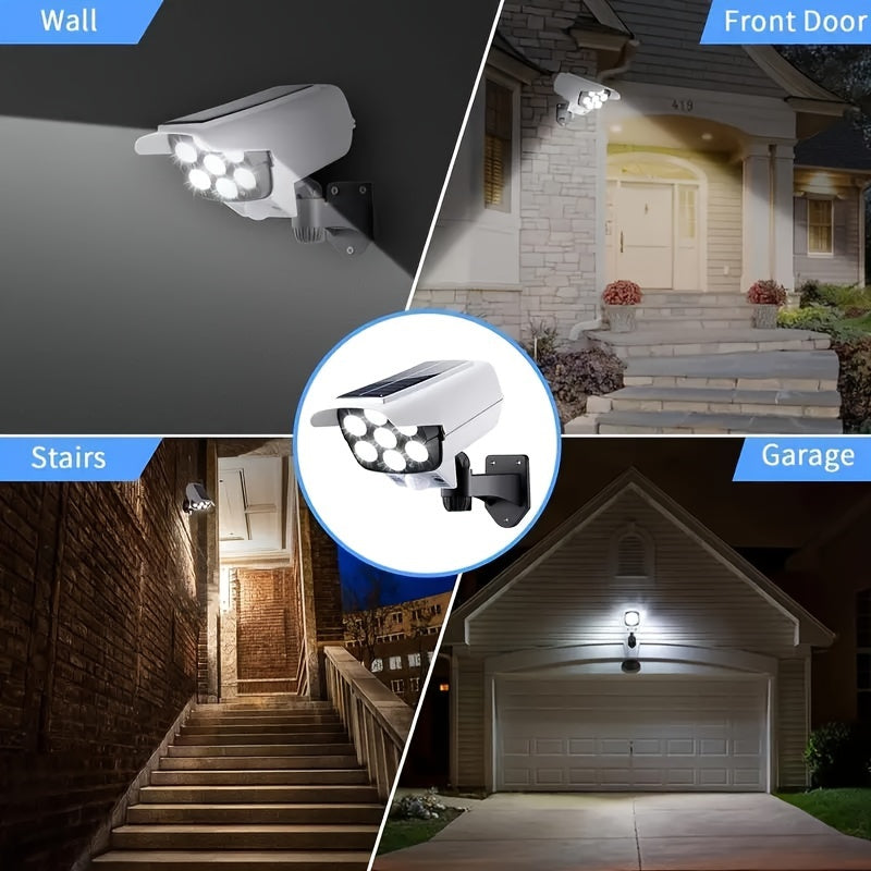 Solar Powered LED Floodlight with Motion Sensor and Remote Control – Energy-Efficient Outdoor Lighting for RVs