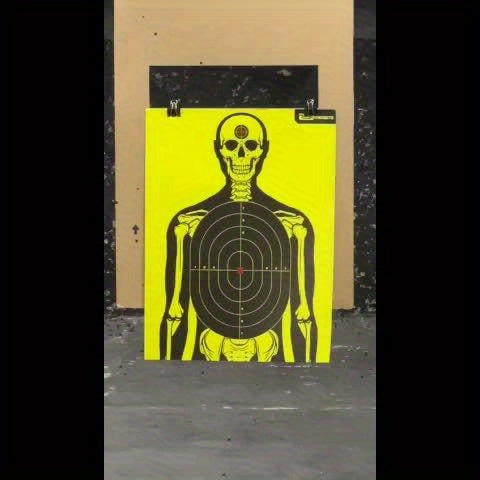 Human Body Shape Reactive Targets - 14.5 Inch Splatter Glow Fluorescent Paper for Accurate Range Training, 5/10/20pcs Pack, Durable Shooting Practice Accessories for Marksmen