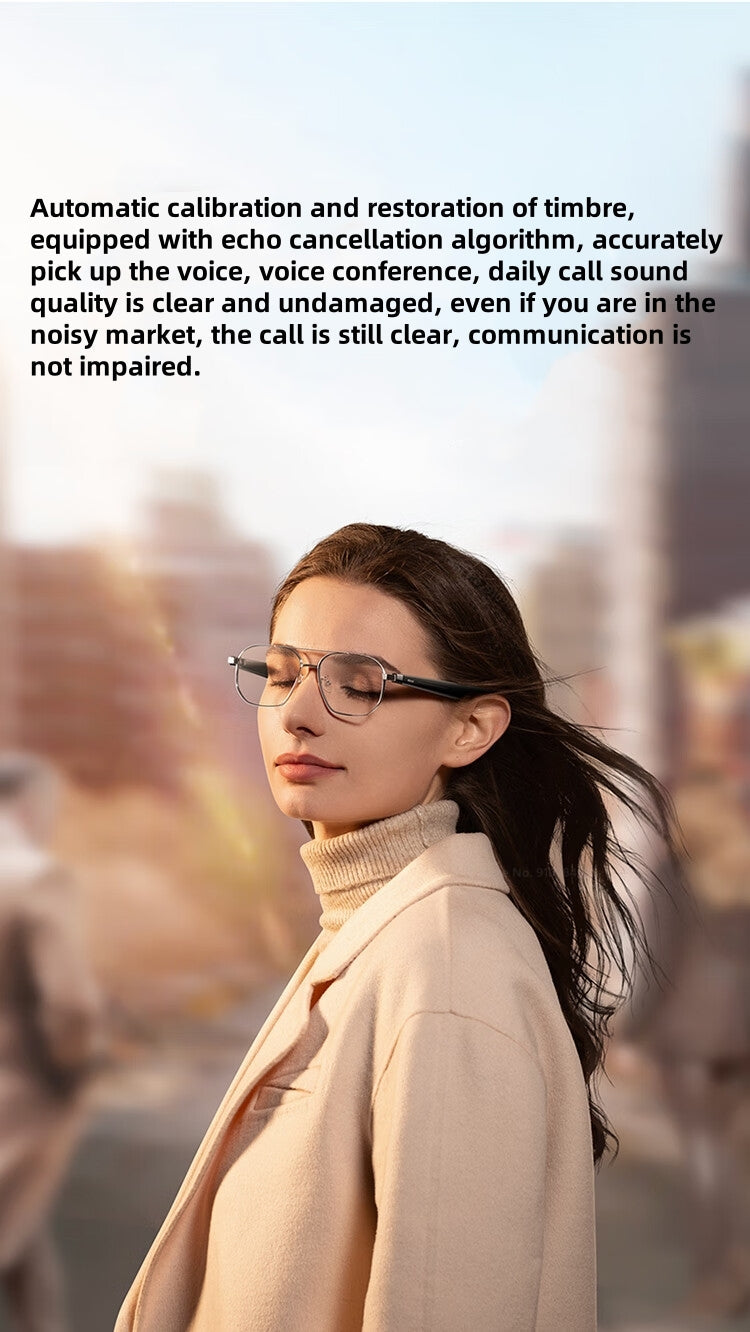Xiaomi Mijia Smart Audio Glasses Lite Joyful Edition — Bluetooth 5.2 Headset with Noise Reduction, Ultra-Long Standby & Detachable Design