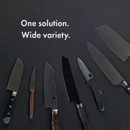 Rolling Knife Sharpener – Effortlessly Sharpens Straight Edge Knives with Adjustable 15° and 20° Magnetic Angles – Complete Kit for Kitchen Knives