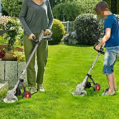 Lawn Mower Auxiliary Wheel – Gasoline & Electric Compatible, Perfect for Outdoor Gardening & Weed Removal