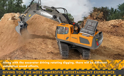 New RC Engineering Vehicle Toy — 2.4G Crawler Bulldozer, Excavator & Dumper Car for Boys, Kids Holiday Gift
