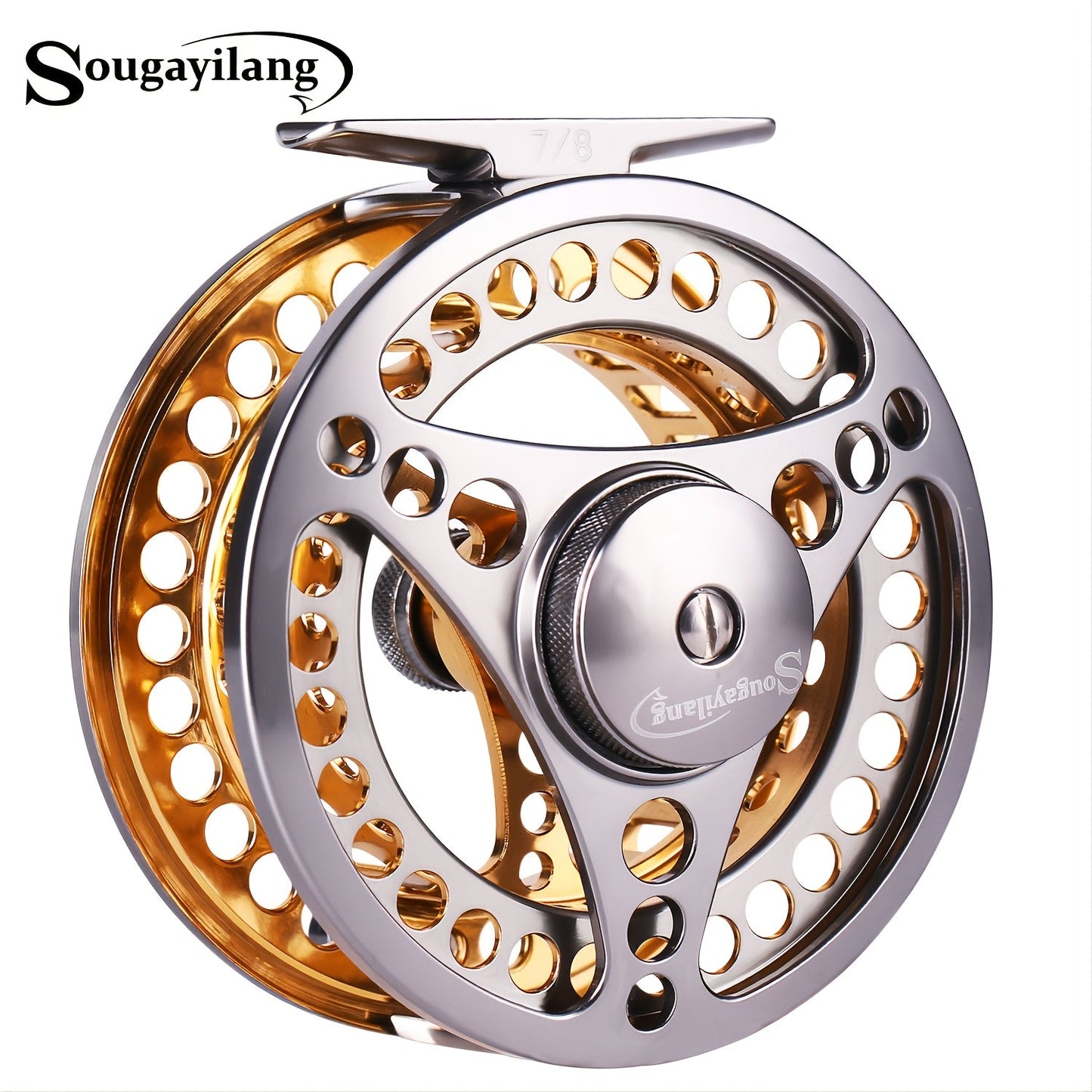 Sougayilang Ultra-Lightweight Fly Fishing Reel – Durable Aluminum Construction with Effortless High-Performance Drag – Ideal for Smooth Angling Adventures