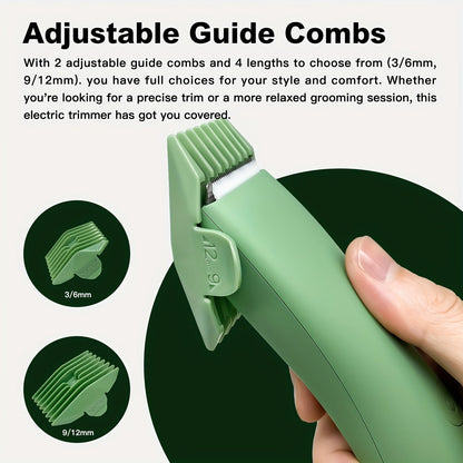 Ultimate Body Groomer Trimmer - Electric Ball Shaver for Men and Women, Pubic and Bikini Clipper, Waterproof and Cordless Design - Ideal for Groin and Body Manscaping, Travel-Friendly