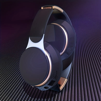 07S Wireless Over-Ear Headphones - Long Battery Life, HD Sound, Comfortable Earmuffs, Adjustable and Foldable for Sports and Commuting
