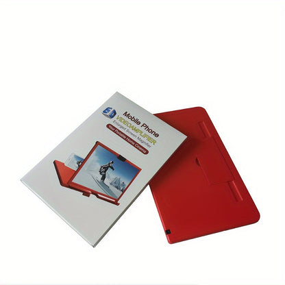 High-Definition Mobile Screen Amplifier with Foldable Stand - 10/12 Inch Desktop Video Magnifier