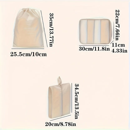 7PCS Large Capacity Travel Organizer Set - Premium Nylon Packing Cubes with Storage Pouch - Lightweight, Durable, and Easy to Use for Vacation and  Travel