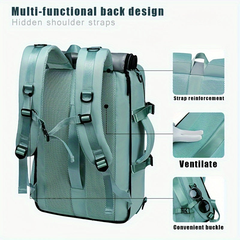 Multi-Functional Large Capacity Backpack – For Men & Women, Hiking and Camping – Outdoor Knapsack with Shoes Compartment and USB Charging Port – Ideal for Business, Laptop, College – Perfect Gifts
