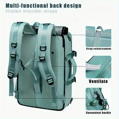 Multi-Functional Large Capacity Backpack – For Men & Women, Hiking and Camping – Outdoor Knapsack with Shoes Compartment and USB Charging Port – Ideal for Business, Laptop, College – Perfect Gifts