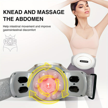 Automatic Abdominal Massager – Electric Stomach Machine for Flattening Belly, Multi-Use for Waist, Abdomen, Back, Neck, and Legs, 3 Modes for Home or Office