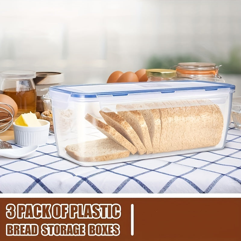 Large Capacity Airtight Food Storage Container – Reusable Flip-Top Bread and Kitchen Organizer Box