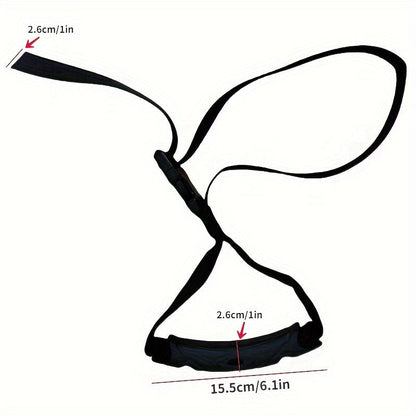Adjustable Car Armrest Support Strap – Assistive Handle for Elderly and Disabled, Durable PVC Material, Ideal for Buses and Vehicles