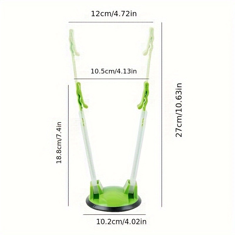 Baggy Rack – Adjustable Vertical Food Bag Holder for Countertop & Cabinet, Ideal for Garbage & Food Storage Bags, Kitchen Organizer & Accessory