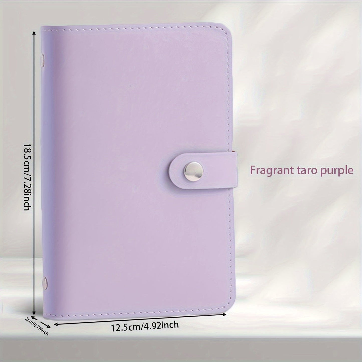 1 Banknote Storage Book - PU Material, Holds 100 Banknotes, Photos, Stamps, Bank Cards, A6 Ultra-Large Capacity with 50 Inner Pages