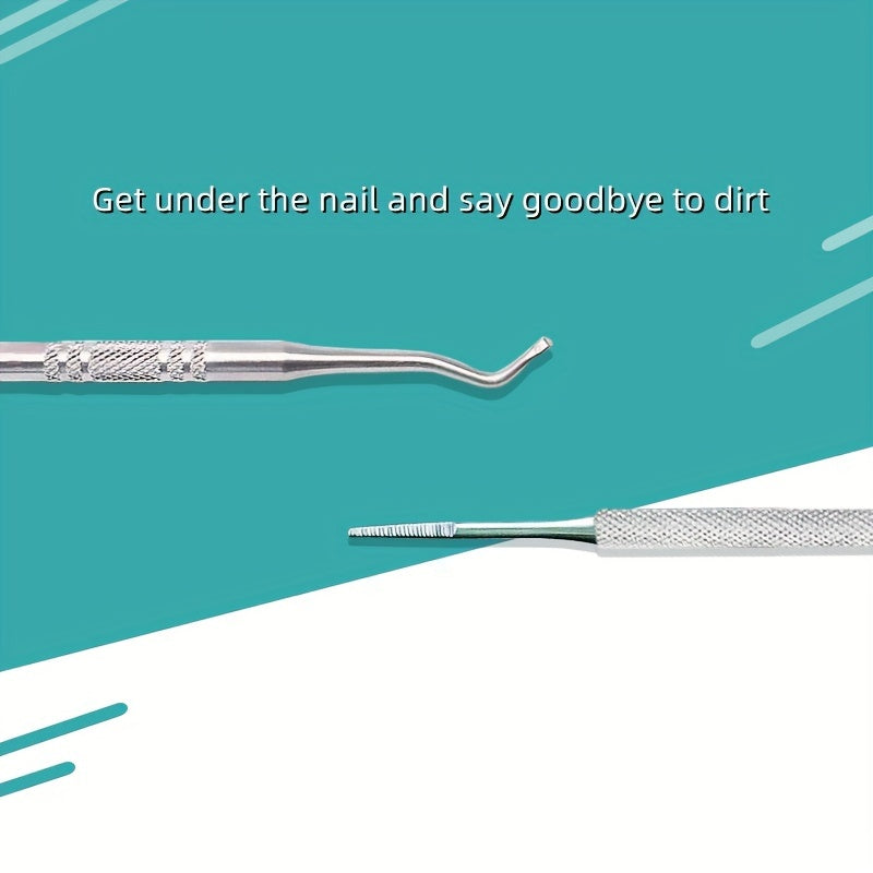 3PCS Stainless Steel Ingrown Toenail Tool Kit – Toenail File, Lifters, and Pedicure Tools for Pain Relief and Nail Care