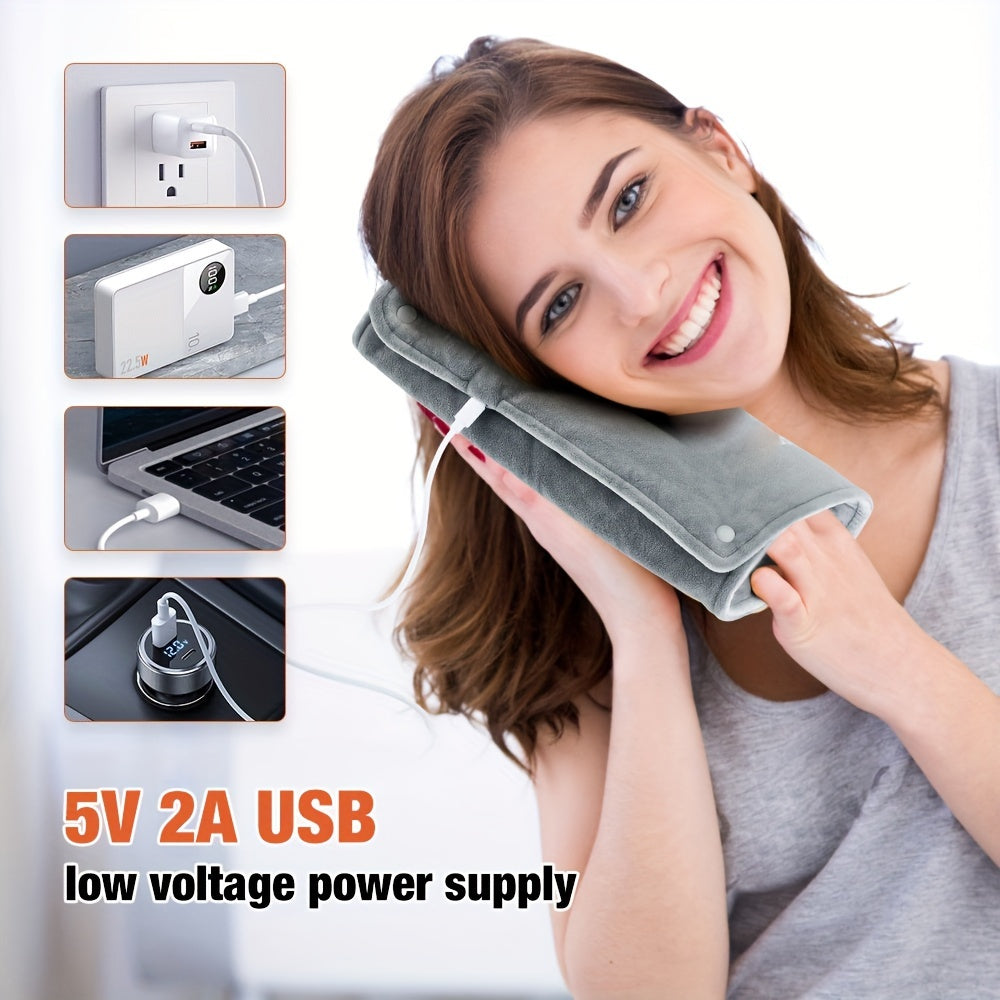 USB Heating Pad - Intelligent Thermostatic, Warms Hands, Feet, Waist, Low Voltage, Safe and Energy Saving