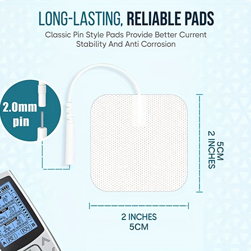 20pcs Premium Latex-Free Electrode Pads – Compatible with 2mm Pin Connector Lead Wires, High-Quality Replacement for Efficient Machine Performance