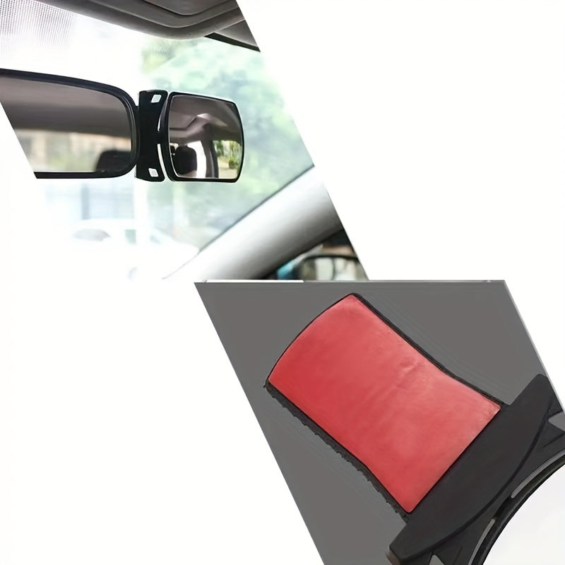 Car Interior Rearview Mirror – Safety Rear Seat Observation and Auxiliary Mirror – Essential Car Accessory
