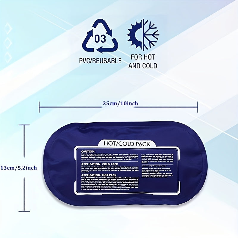 3pcs Reusable Hot and Cold Therapy Gel Wrap Set - Ice Pack for Injury Recovery, Joint Pain, Rotator Cuff, Knees, Back and More