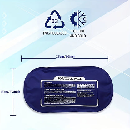 3pcs Reusable Hot and Cold Therapy Gel Wrap Set - Ice Pack for Injury Recovery, Joint Pain, Rotator Cuff, Knees, Back and More