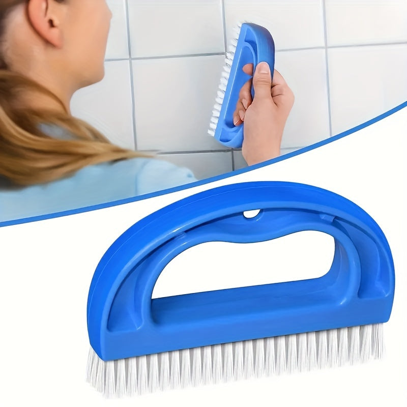 Hard Bristle Grout Cleaning Brush - Bathroom & Shower Tile Scrubber, Tile Cleaner Tool for Effective Grout Cleaning
