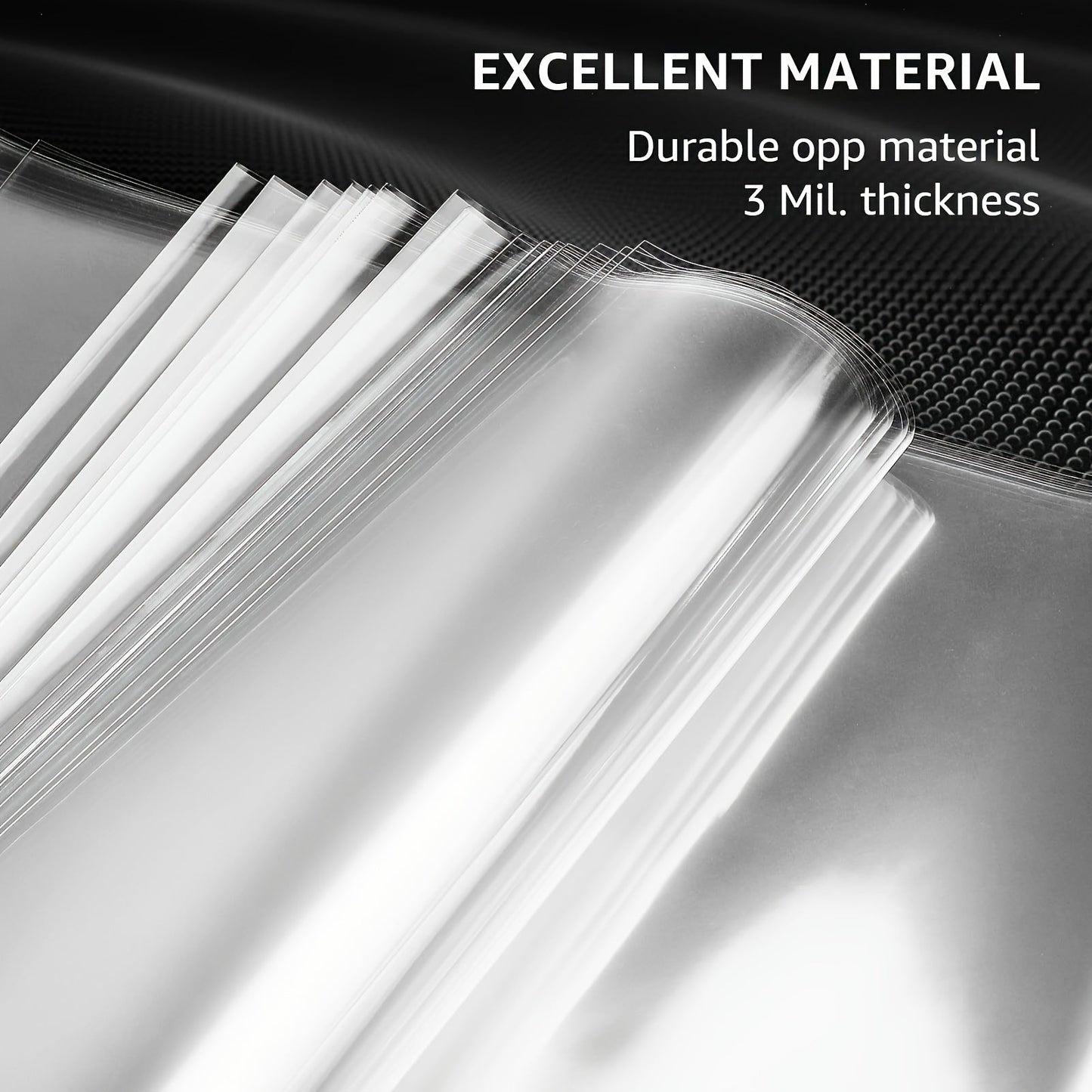 Premium Clear Vinyl Record Sleeves - 12.75" LP and Gatefold Protection, Durable 3mil Thickness - Ideal for Gift Packaging