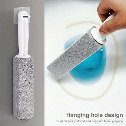 13pcs Long Handled Floating Stone Toilet Brush Set - Non-Scratch Pumice Stone, Toilet Corner Brush and Crevice Brush for Effective Bathroom Cleaning