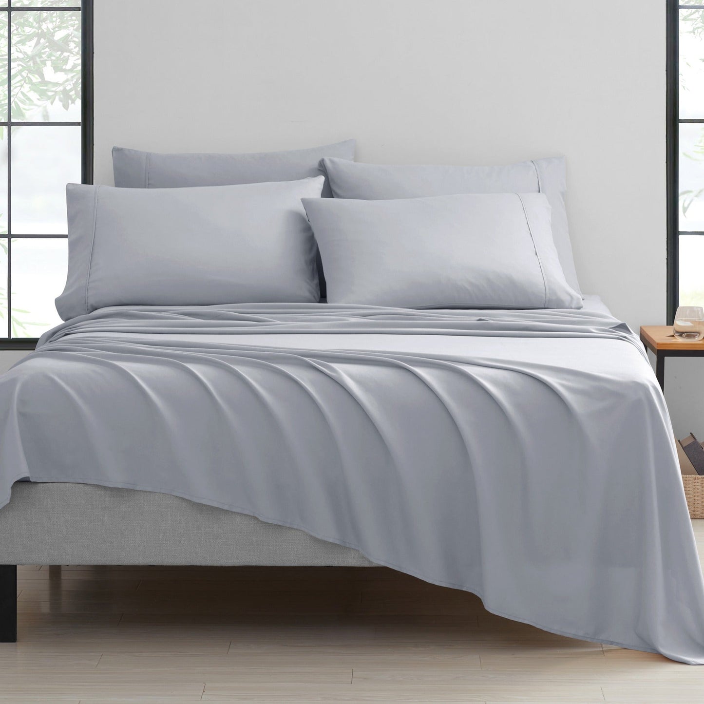 Bamboo 2000 Thread Count 6-Piece Luxury Sheet Set - Organic, Cooling, 16 Inch Deep Pocket, Egyptian Luxury with Bonus Pillowcases - Shrink and Fade Resistant