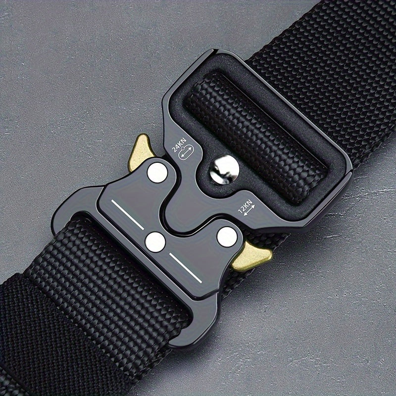2PCS Tactical Multi-Function Men's Belt – Durable Plastic Buckle, Perfect for Hunting, Outdoor Adventures & Gifts