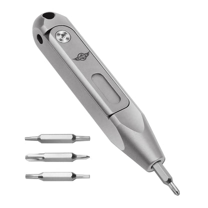OKNIFE Otacle D1 Titanium EDC Screwdriver – 8-in-1 Multi-Bit with S2 Steel Magnetic Bits, Mini Precision Tool for Work & Daily Use