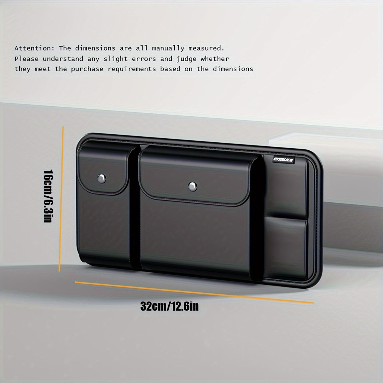 Car Visor Storage – Multi-Functional Glasses Holder and Driver’s License, Ticket, Card Holder Storage Bag
