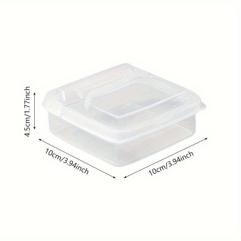 Large Capacity Portable Fresh Storage Box - Clear Container for Butter, Cheese, and Kitchen Essentials - Convenient Fridge Organizer, Eid Al-Adha Mubarak Gift Idea