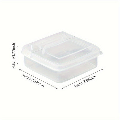 Large Capacity Portable Fresh Storage Box - Clear Container for Butter, Cheese, and Kitchen Essentials - Convenient Fridge Organizer, Eid Al-Adha Mubarak Gift Idea