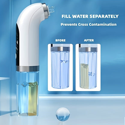 USB Rechargeable Blackhead Extractor - Portable Pore Vacuum for Flawless Skin | Easy Facial Cleansing and Pimple Removal, Long-Lasting