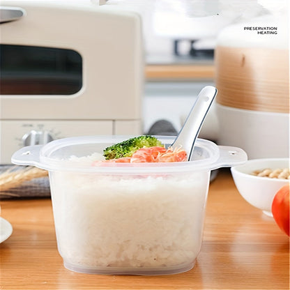 Microwave Rice Cooker and Steamer – Food Storage Container for Fresh-Keeping, Kitchen Gadgets and Accessories