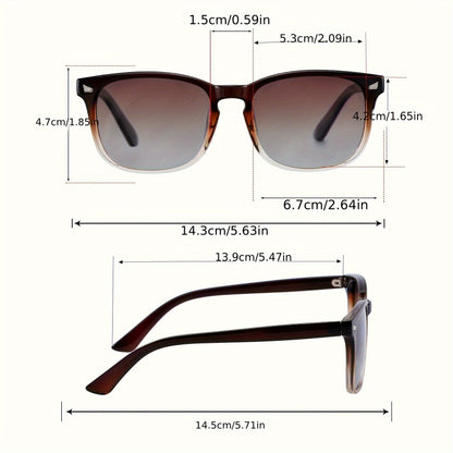 Retro Polarized Unisex Driving Glasses - Stylish Sunglasses for Clear Vision
