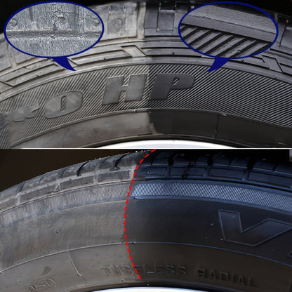 Black Shine Tire Wax - Durable, Long-Lasting Protection and Restoration Wax for Car, Bike, and Motorcycle Tires - Prevents Cracking, Whitening and Covers Scratches
