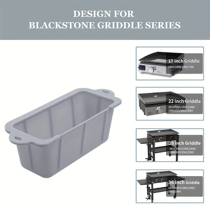 Reusable Silicone Grease Drip Liner – Easy-Clean, Durable Blackstone Accessory – Compatible with Blackstone Griddles for BBQs and Grilling (1pc)