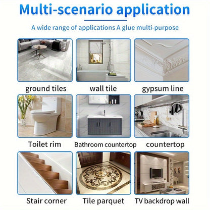 High-Quality Plastic Steel Putty Joint - Suitable for Basin Frame, Shower Room, Sink Edge, Toilet, Bathtub, Floor and Wall Tiles, Waterproof for Household Use