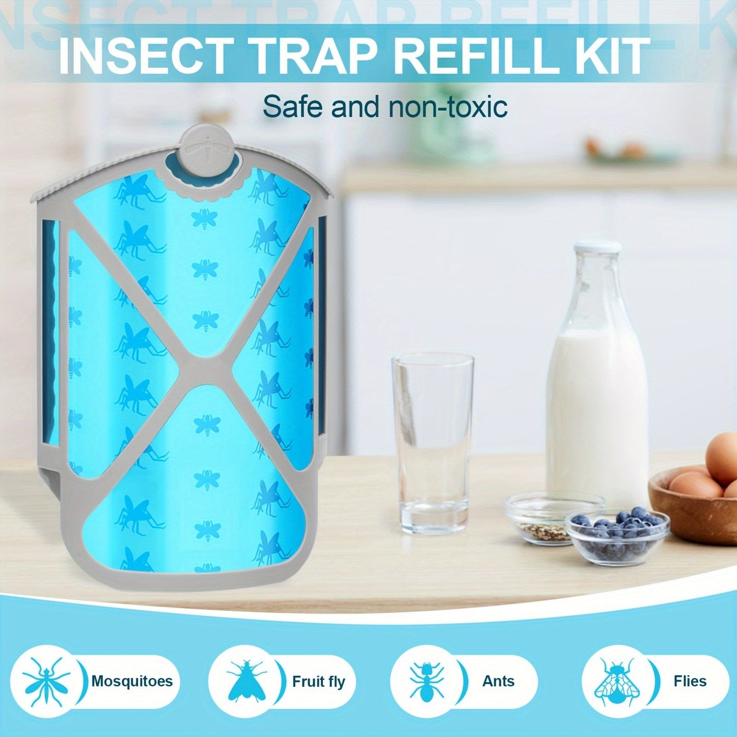 ZEVO M364 Insect Trap Refill Kit – 16-Piece Ultimate Pest Control Solution for Unmatched Efficiency