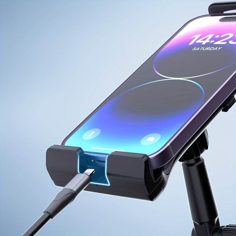 Adjustable Tablet and Phone Holder Bracket for Vehicle Cup Holder - ABS Material, Water-Resistant, Compatible with iPad Mini/Air/Pro, iPhone, and 4-13 Inch Devices