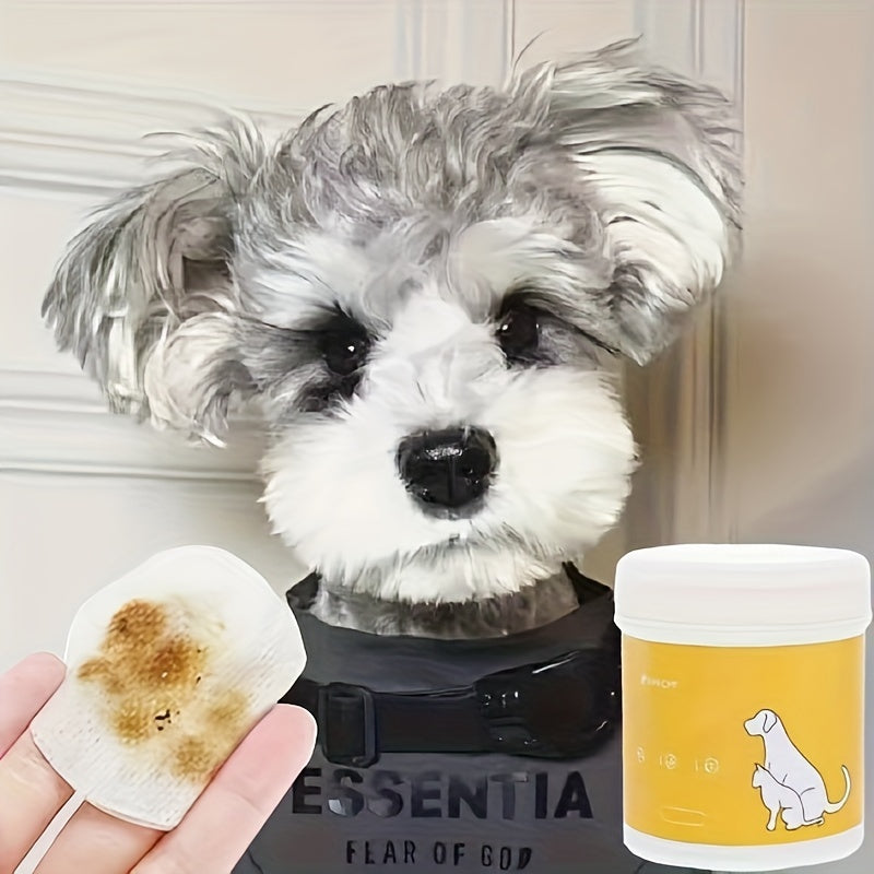 200pcs Pet Eye Wipes – Tear Mark Remover for Dog Eye Cleaning