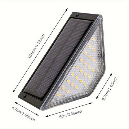 8pcs Solar LED Step Lights – Outdoor Deck and Landscape Lighting for Yard, Patio, Garden, Walkway, Driveway, Porch Decor