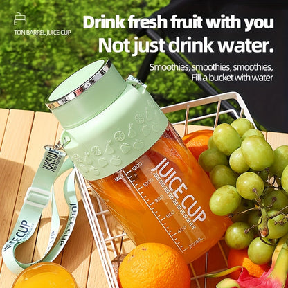 Wireless Portable Multifunctional Electric Juicer - Large Capacity Fruit Blender for Home | Rechargeable, Easy to Clean, BPA-Free | Includes Drinking Straw and Juice Cup