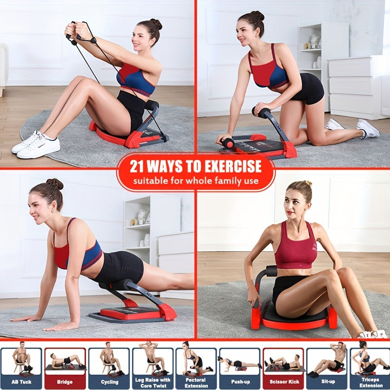 Multifunctional Body Shaping Machine - Foldable Reclining Board, Adjustable Tummy Control, Abdominal Exerciser, Slimming and Waist Slimming Device, Ideal Halloween and Christmas Gift