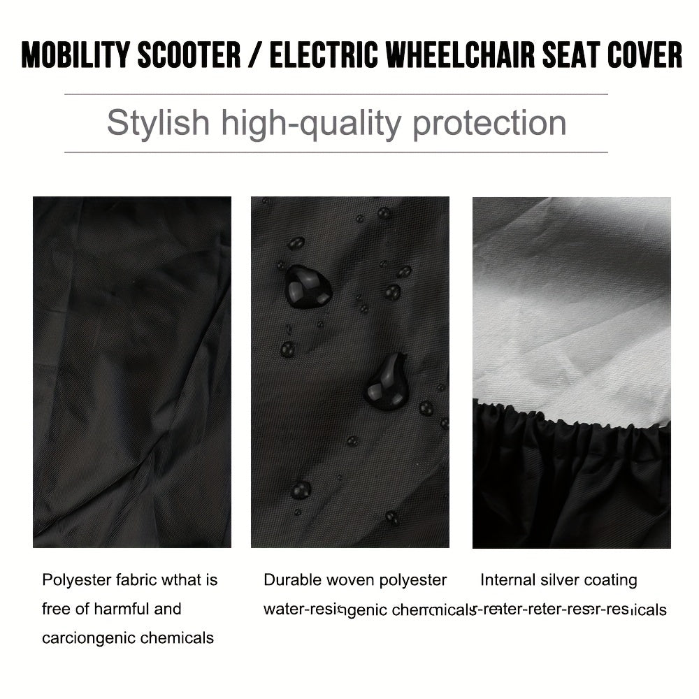 4pcs Black Tire Cover – Waterproof Wheel Protector for Truck, SUV, Trailer, Camper