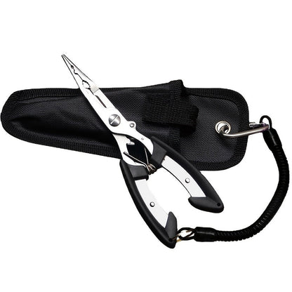 Heavy-Duty Stainless Steel Fishing Pliers – Precision Scissors, Lure Cutter, and Safe Hook Remover – Ultimate Fishing Tool for Outdoor Enthusiasts and Anglers