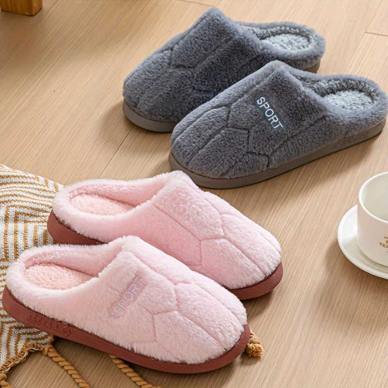 Warm & Cozy Winter Slippers, Non-Slip Sole with Plush Lining for Comfort and Warmth