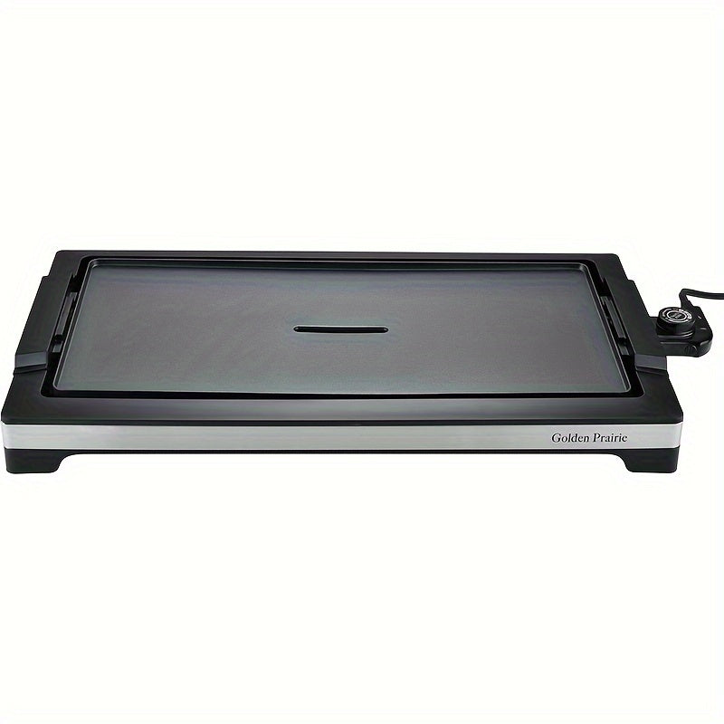 1600-1800W Electric Smokeless Indoor Grill - Fast Heating, Non-Stick, 5-Level Temperature Control | Dishwasher Safe, Cool-Touch Handles | Easy to Clean BBQ Grill for Indoor Cooking, Perfect for Family Gatherings