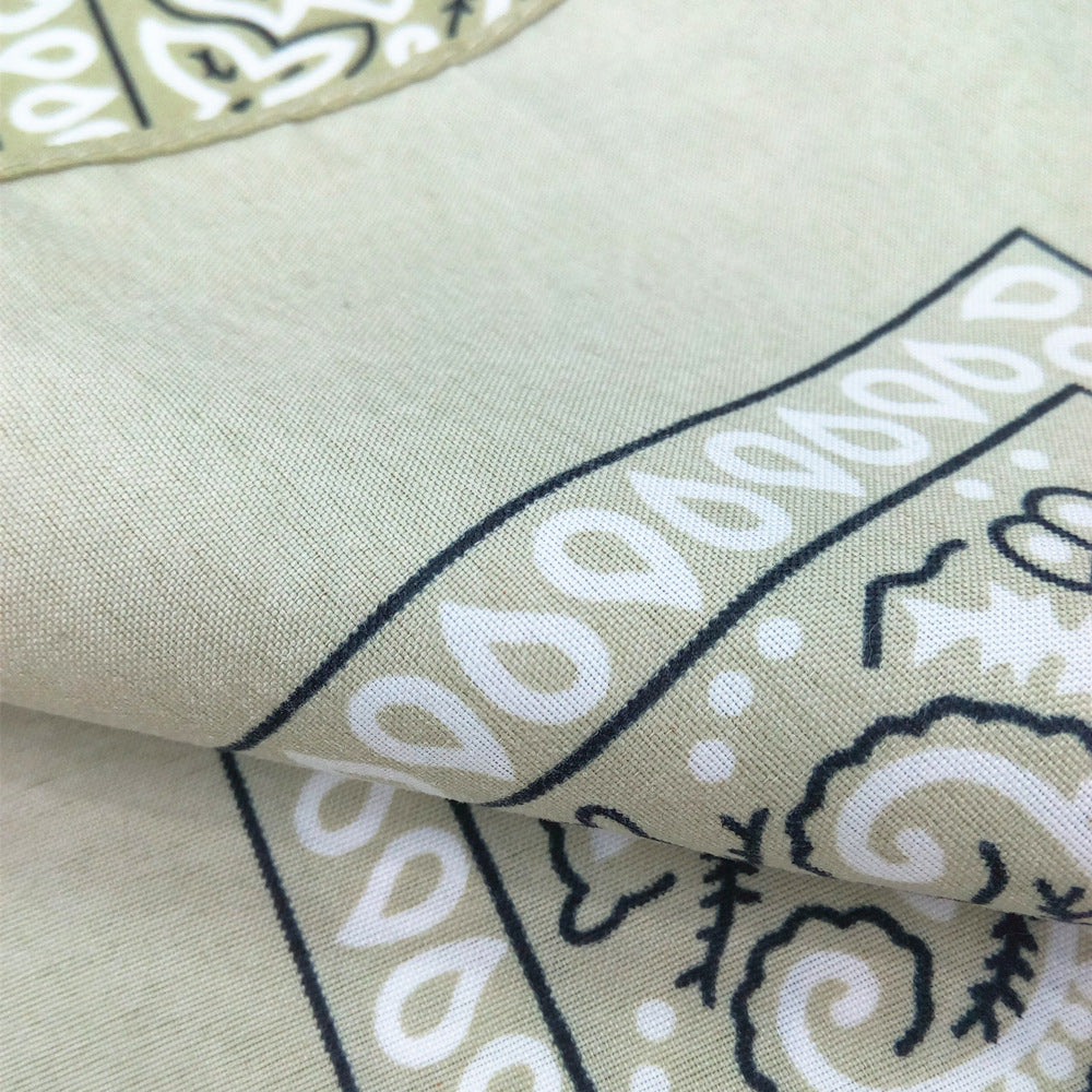 Unisex Cotton Bandana – Paisley Cowboy & Biker Headband, Wrist Wrap & Hair Scarf for Men & Women